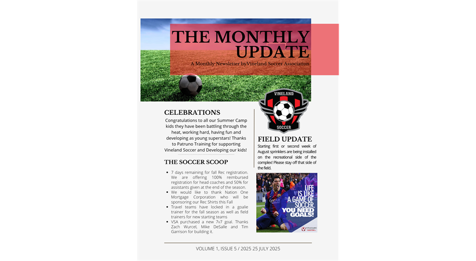 July Newsletter