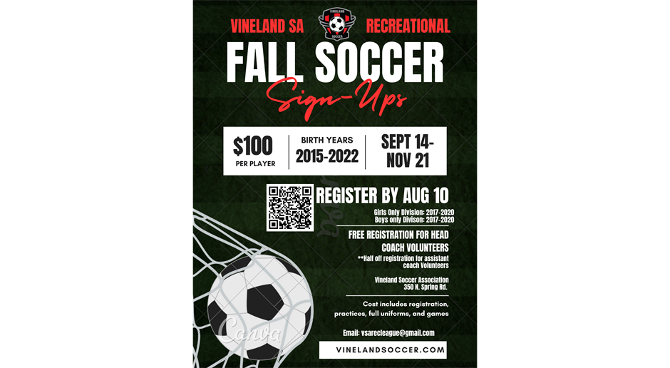 Fall Rec Signups